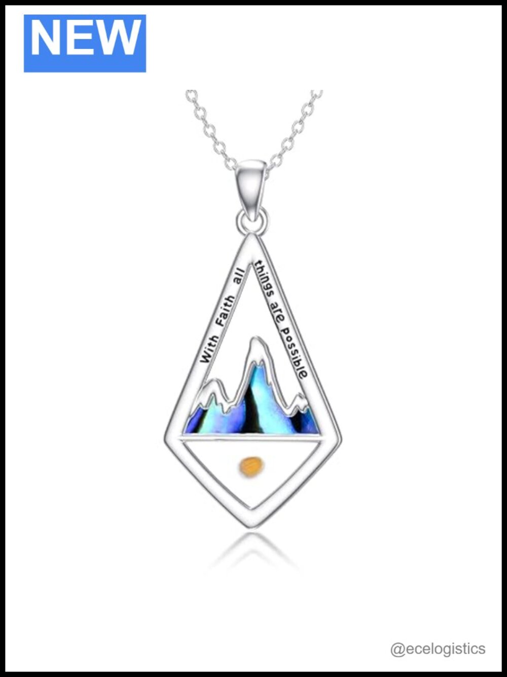 Sterling Silver Mustard Seed Faith Necklace
